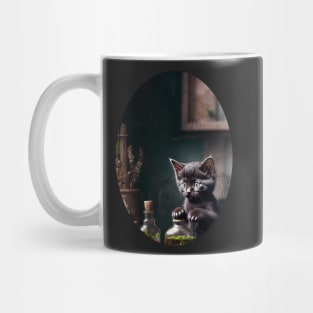 Kittens At Work - Distressed Mug